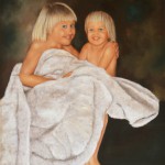 Sisters | Oil on Board · 24" x 30"