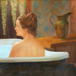 Quiet Contemplation | Oil on Board · 24" x 13"