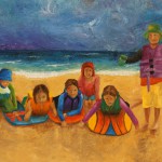 A Day At The Beach | Oil on Canvas · 40" x 30"